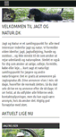Mobile Screenshot of jagtognatur.dk